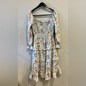 BCBGeneration Light Blue Smocked Dress